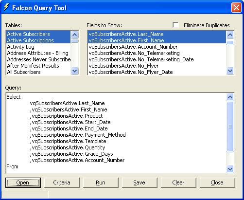 Falcon Circulation - Reports 5
